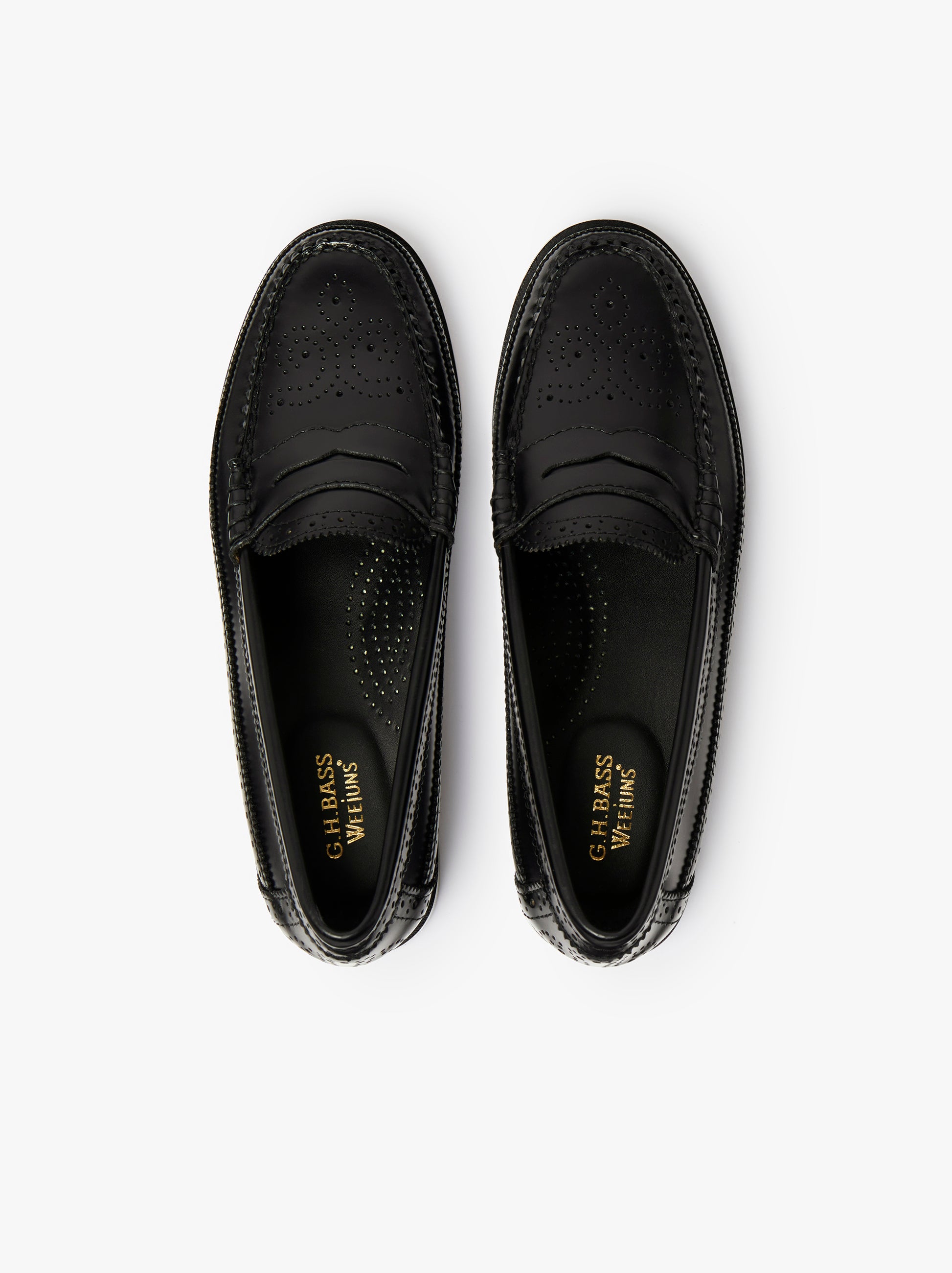 Weejuns Brogue Penny Loafers