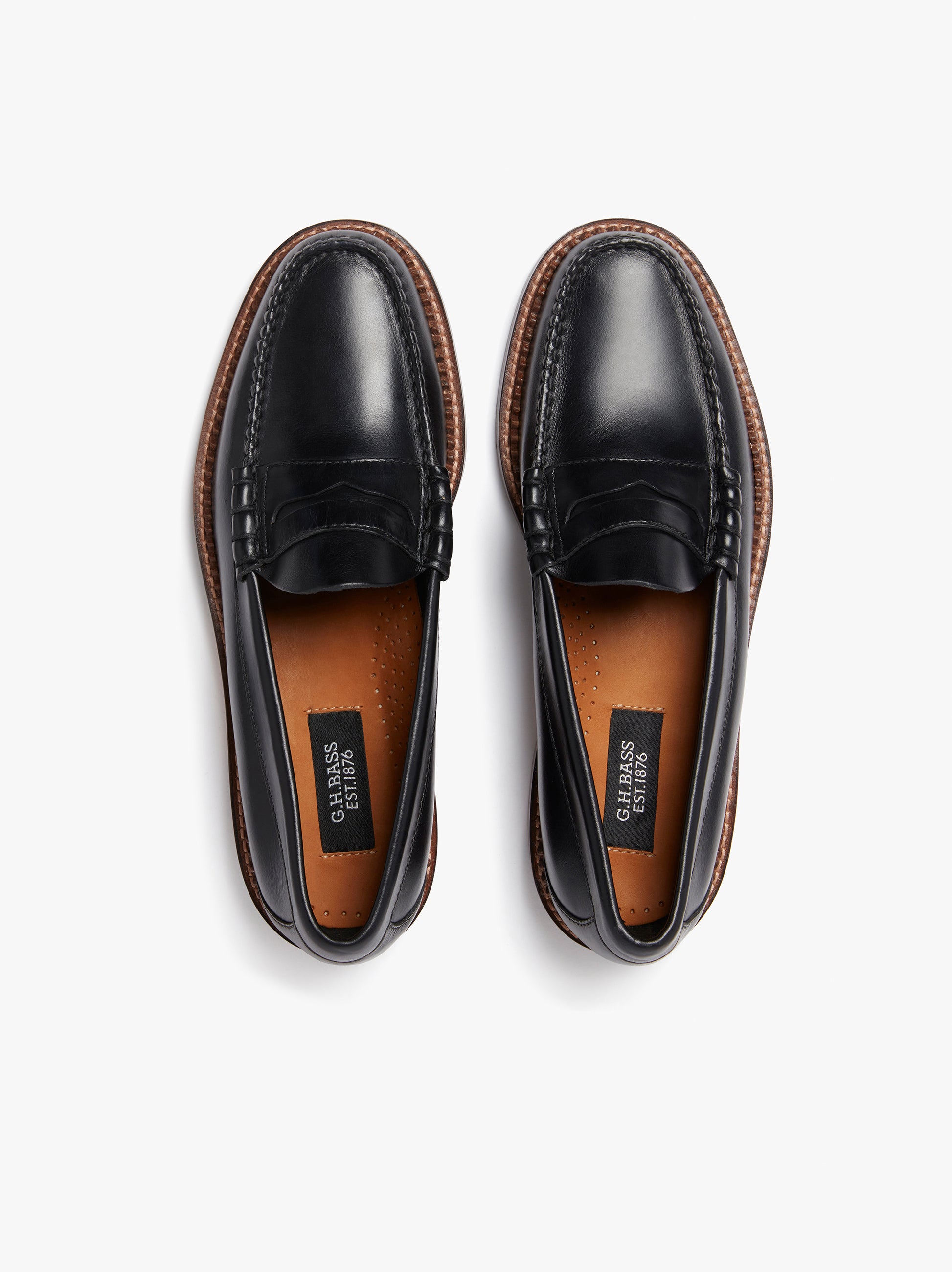 1876 Weejuns Larson Penny Loafers – G.H.BASS 1876