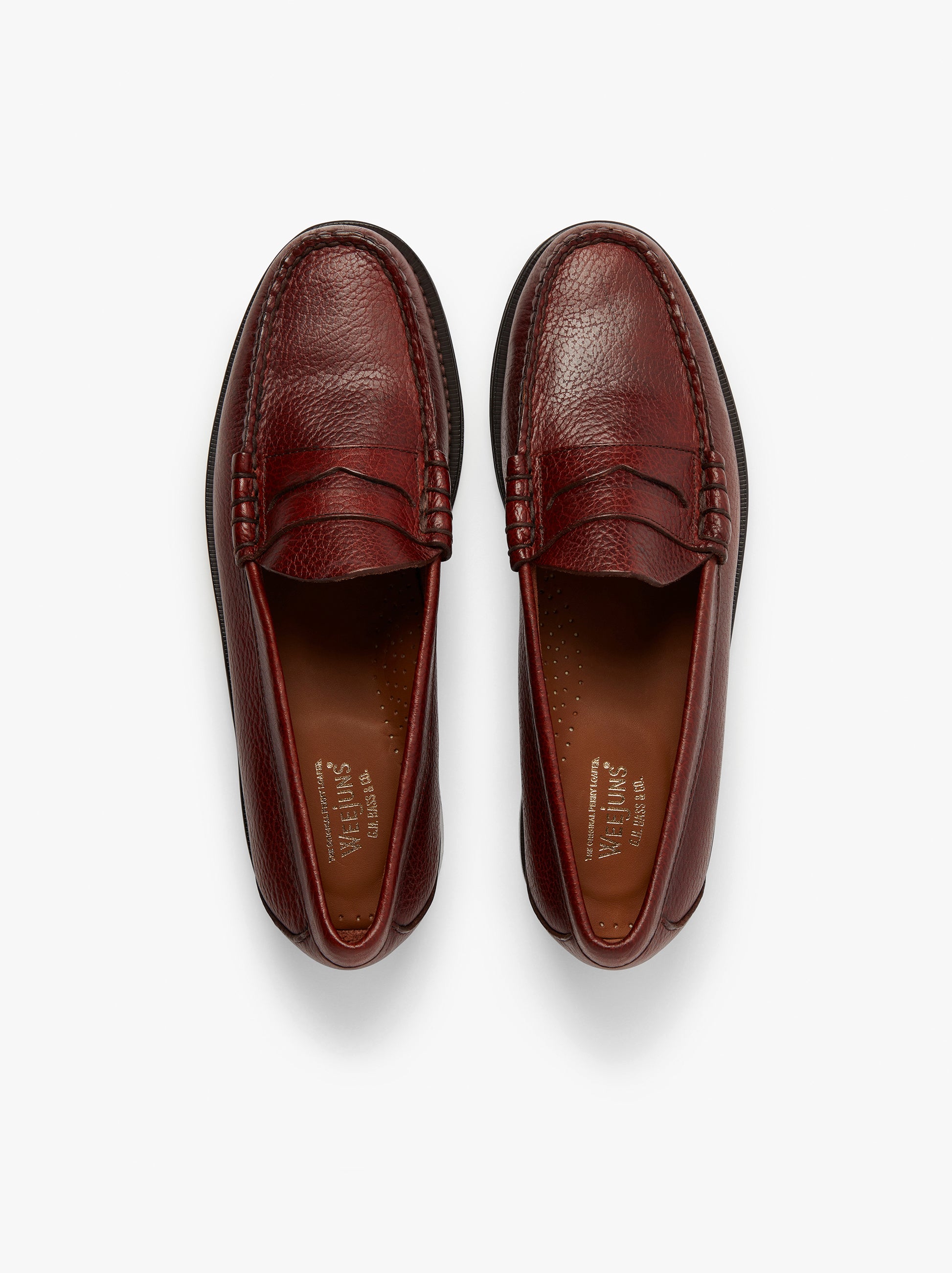 Dark Brown Leather Loafers Mens | Dark Brown Loafers – G.H.BASS 1876