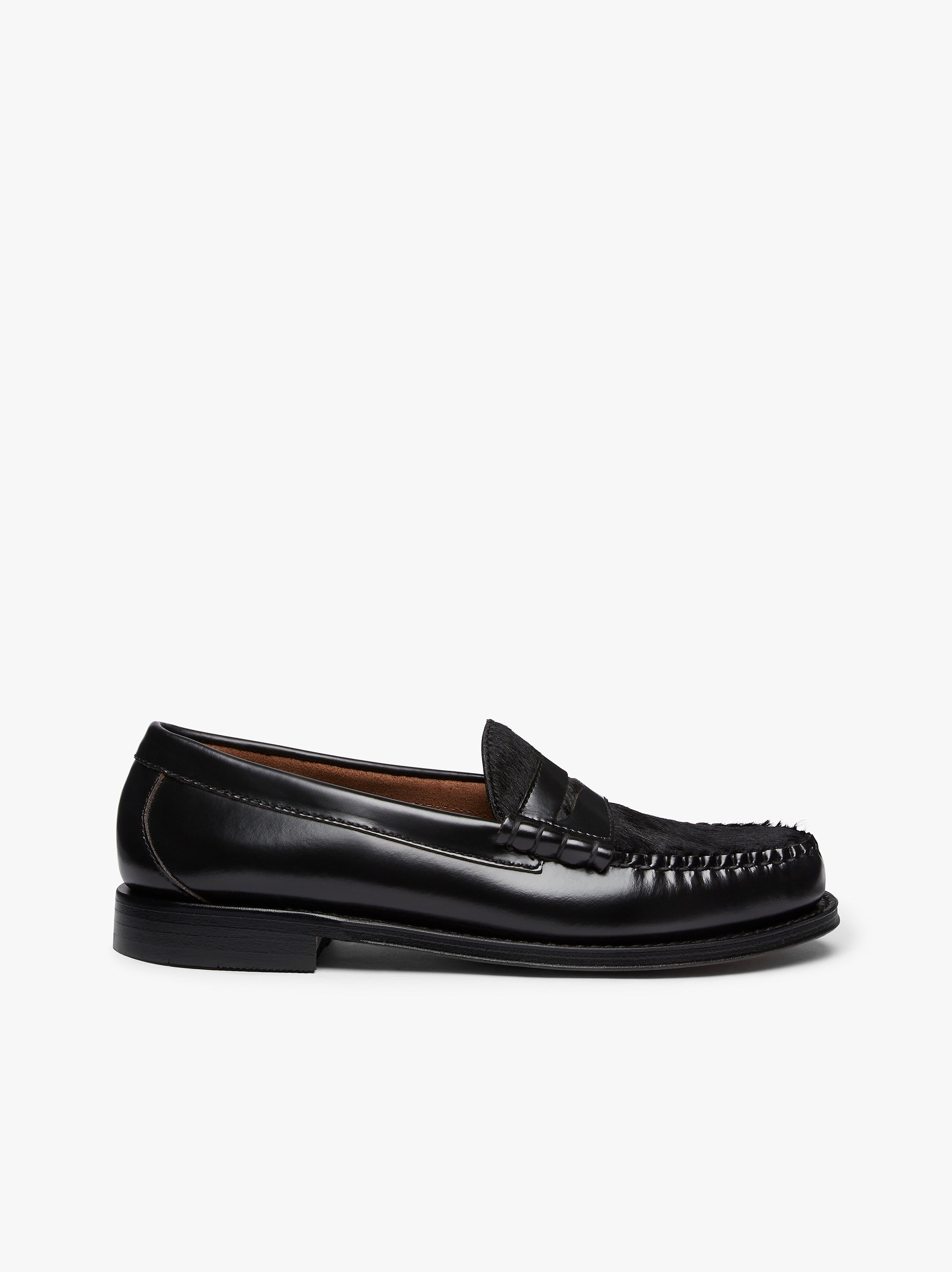 Weejuns Larson Penny Loafers Black Leather | Mens Black Loafers 
