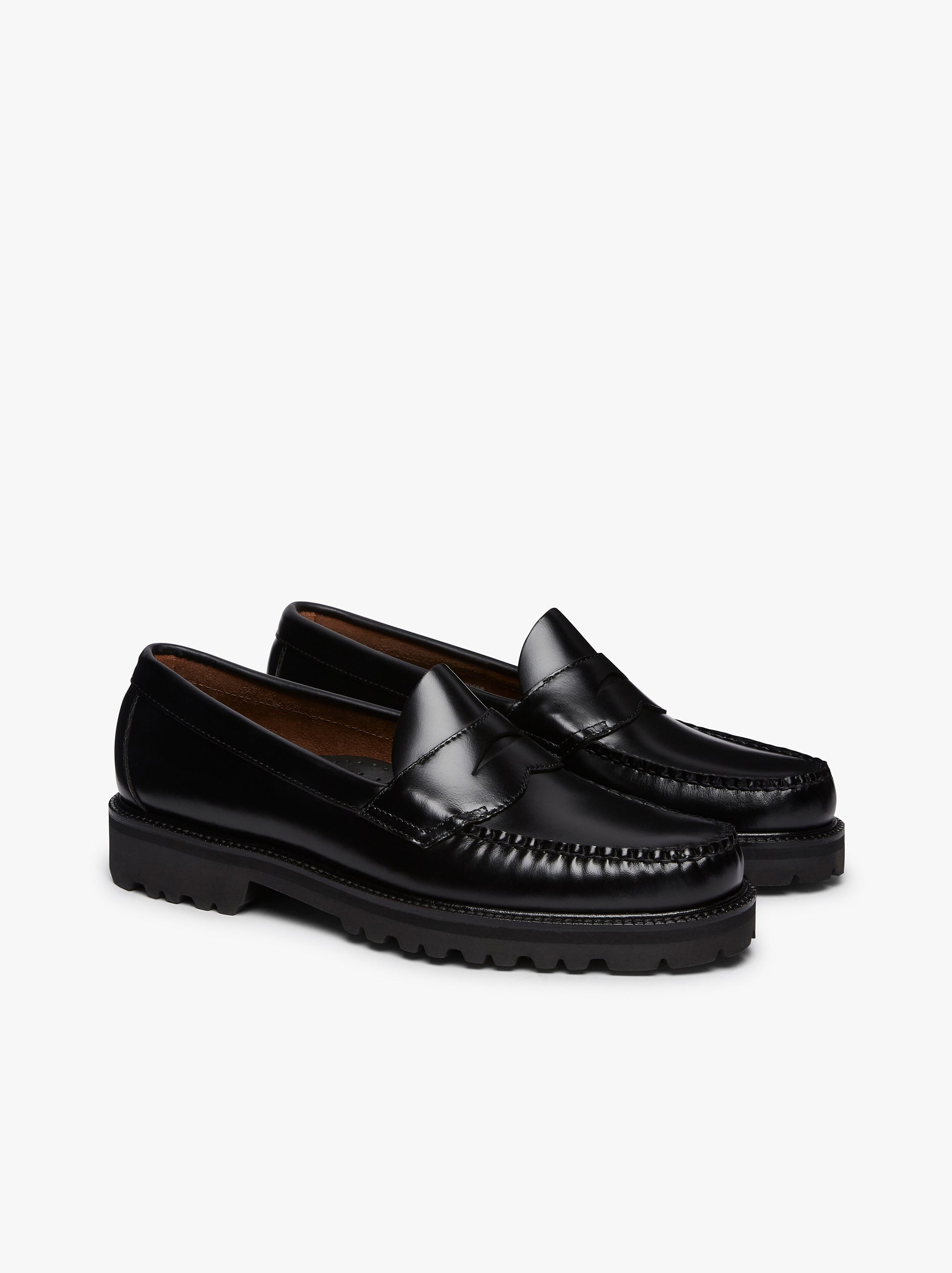 Mens Black Loafers Leather | Weejuns Logan â€“ G.H.BASS – G.H.BASS