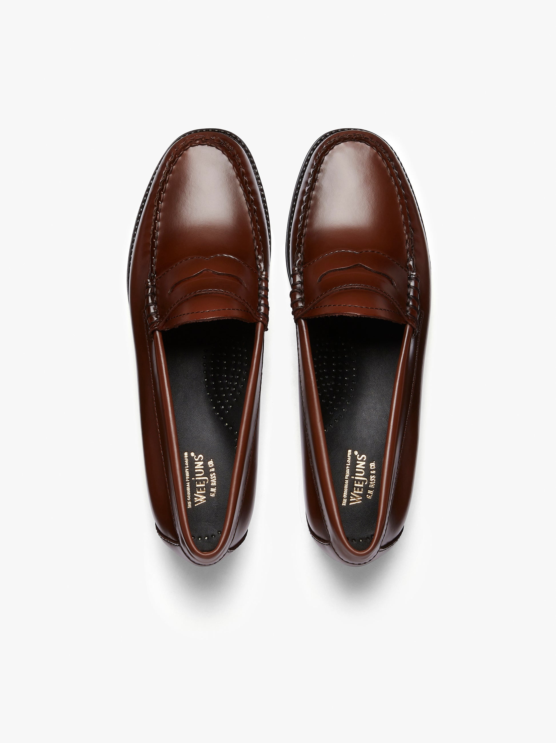 Cognac Loafers Womens | Easy Weejuns Penny Loafers – G.H.BASS