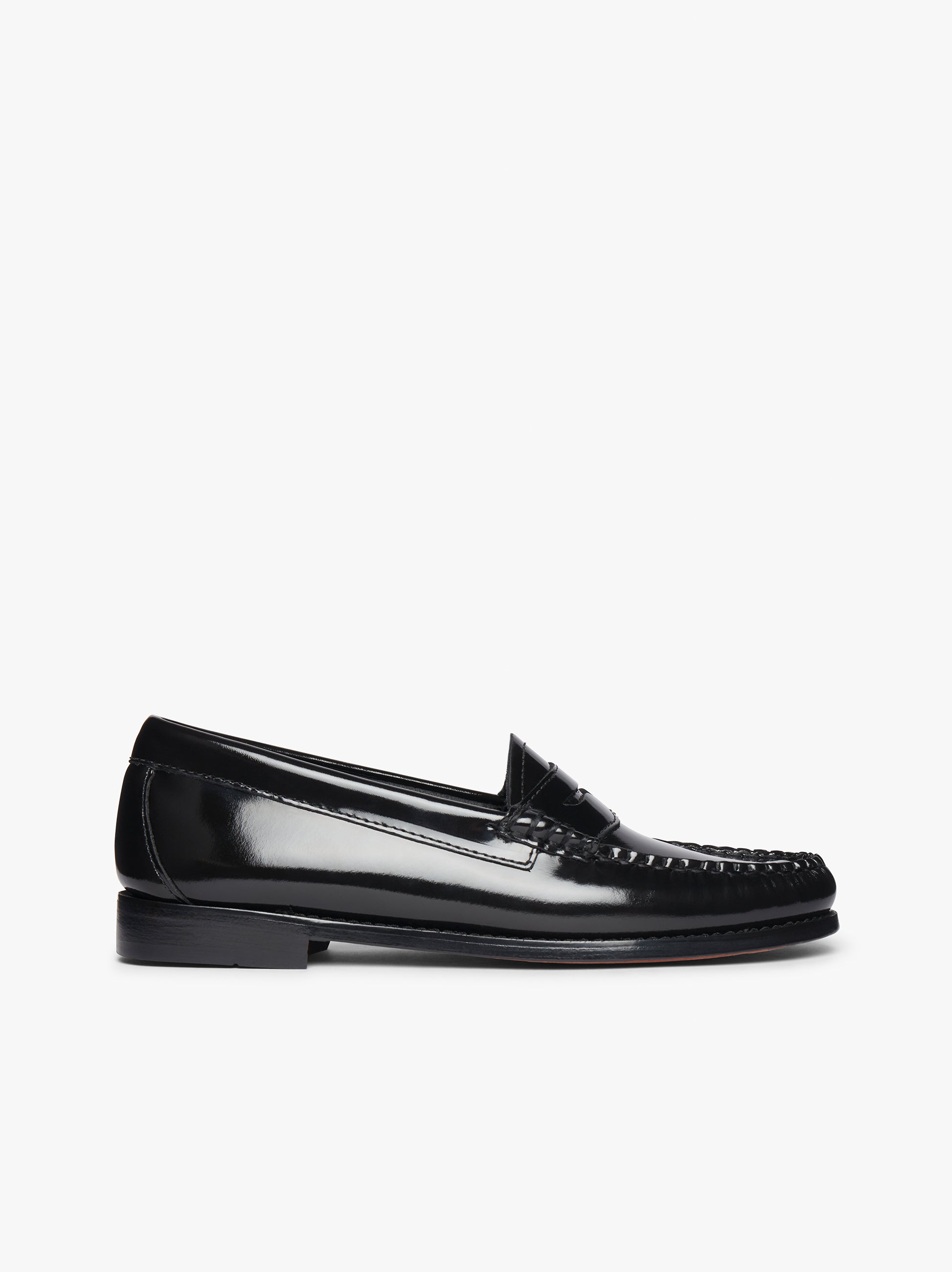 Bass patent store leather loafers