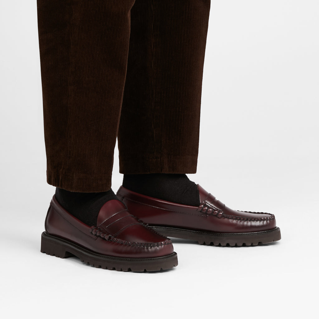 Wine Loafers Mens | Bass Weejuns Larson 90S Loafer – G.H.BASS 1876