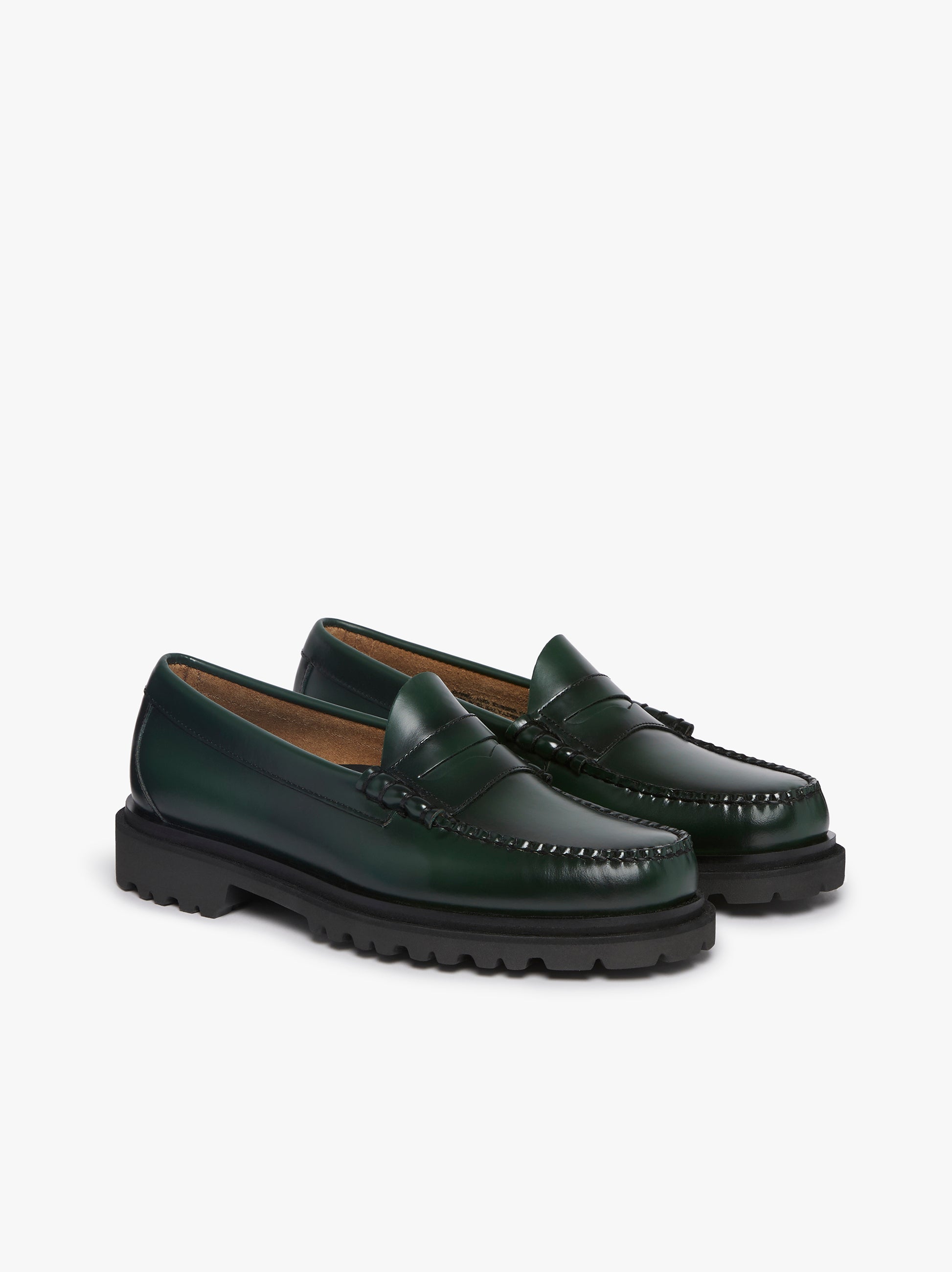 Hunter green loafers online