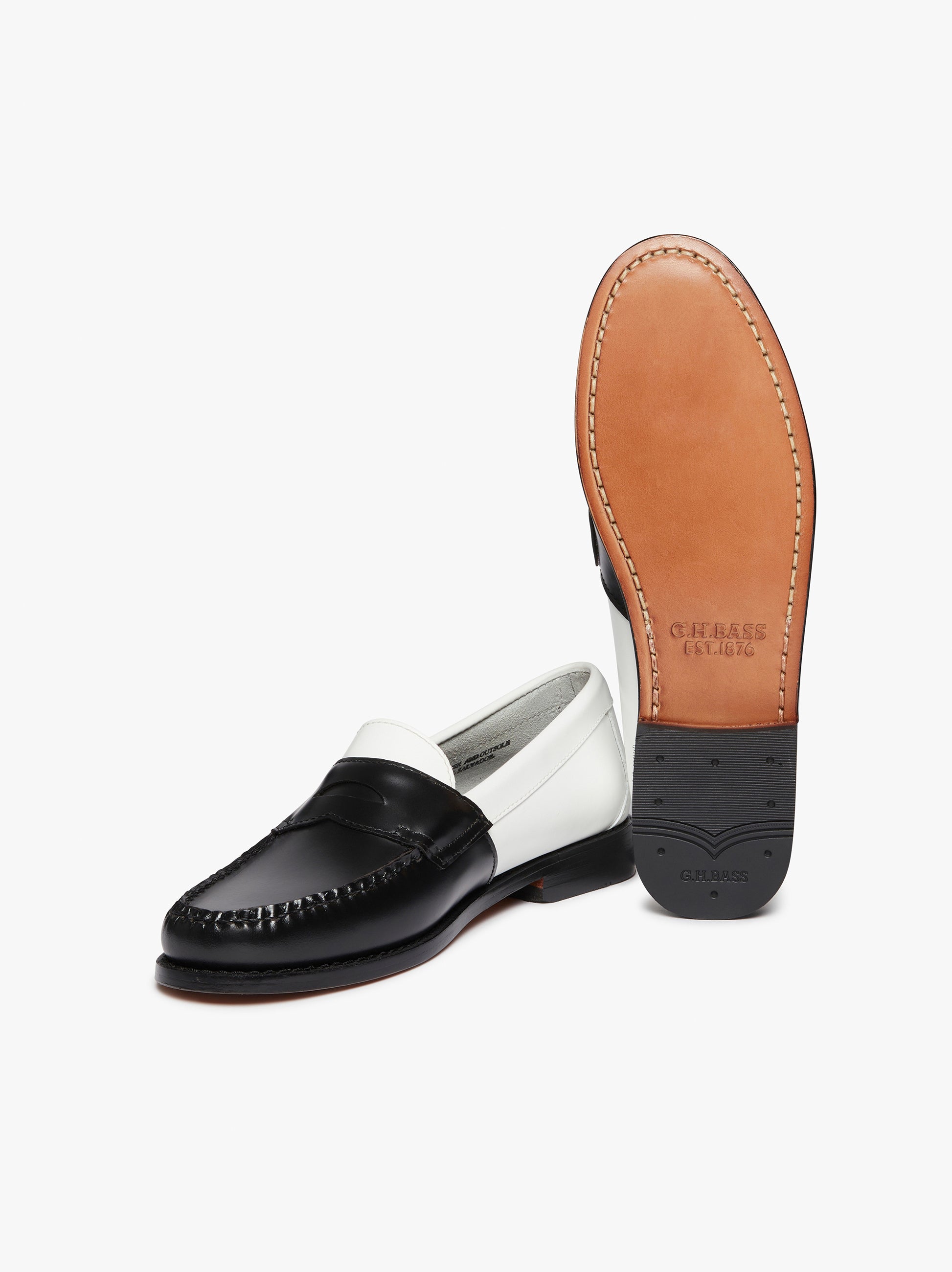 Weejuns Two Tone Penny Loafers – G.H.BASS 1876