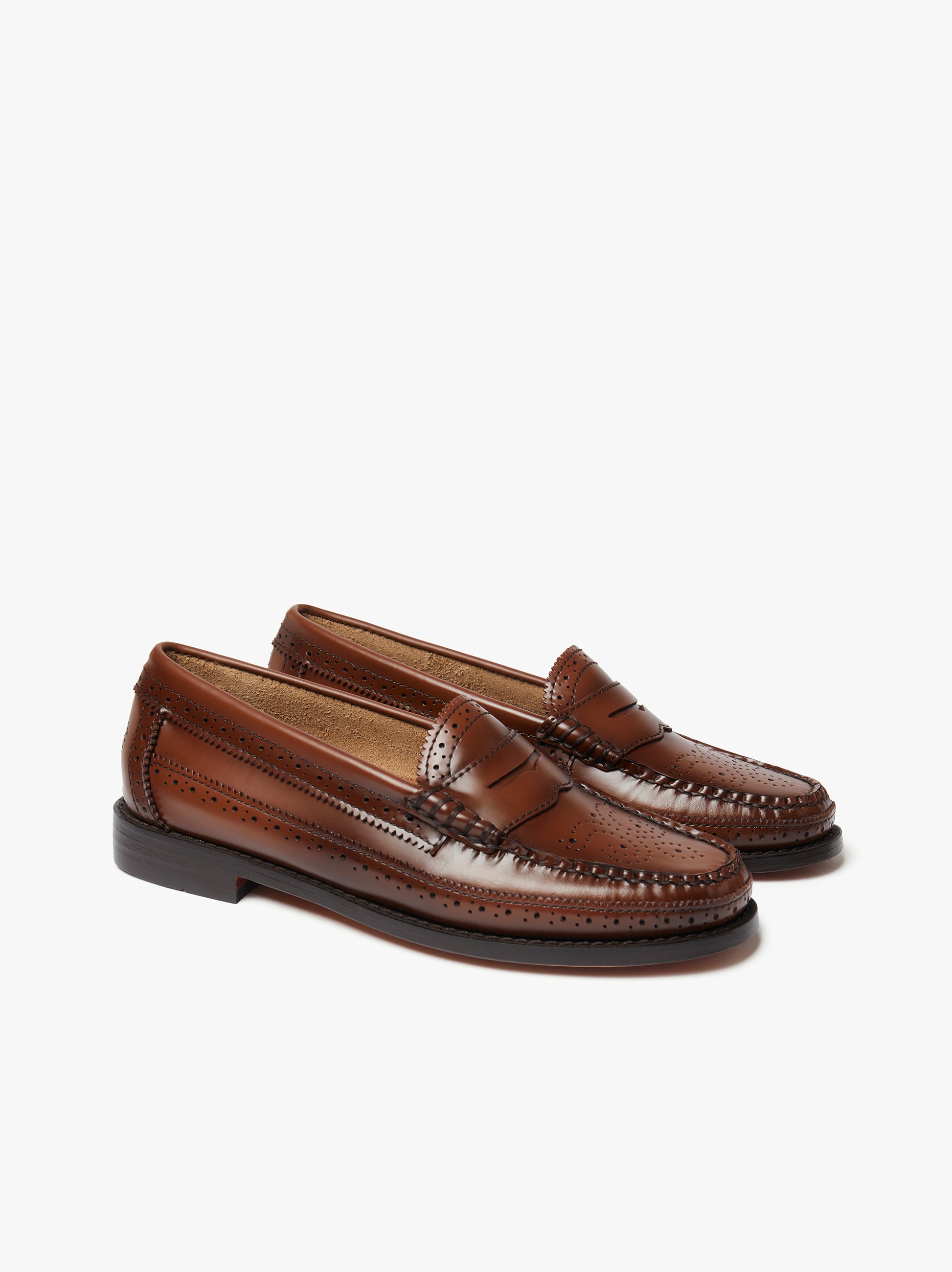 Weejuns Brogue Penny Loafers – G.H.BASS 1876