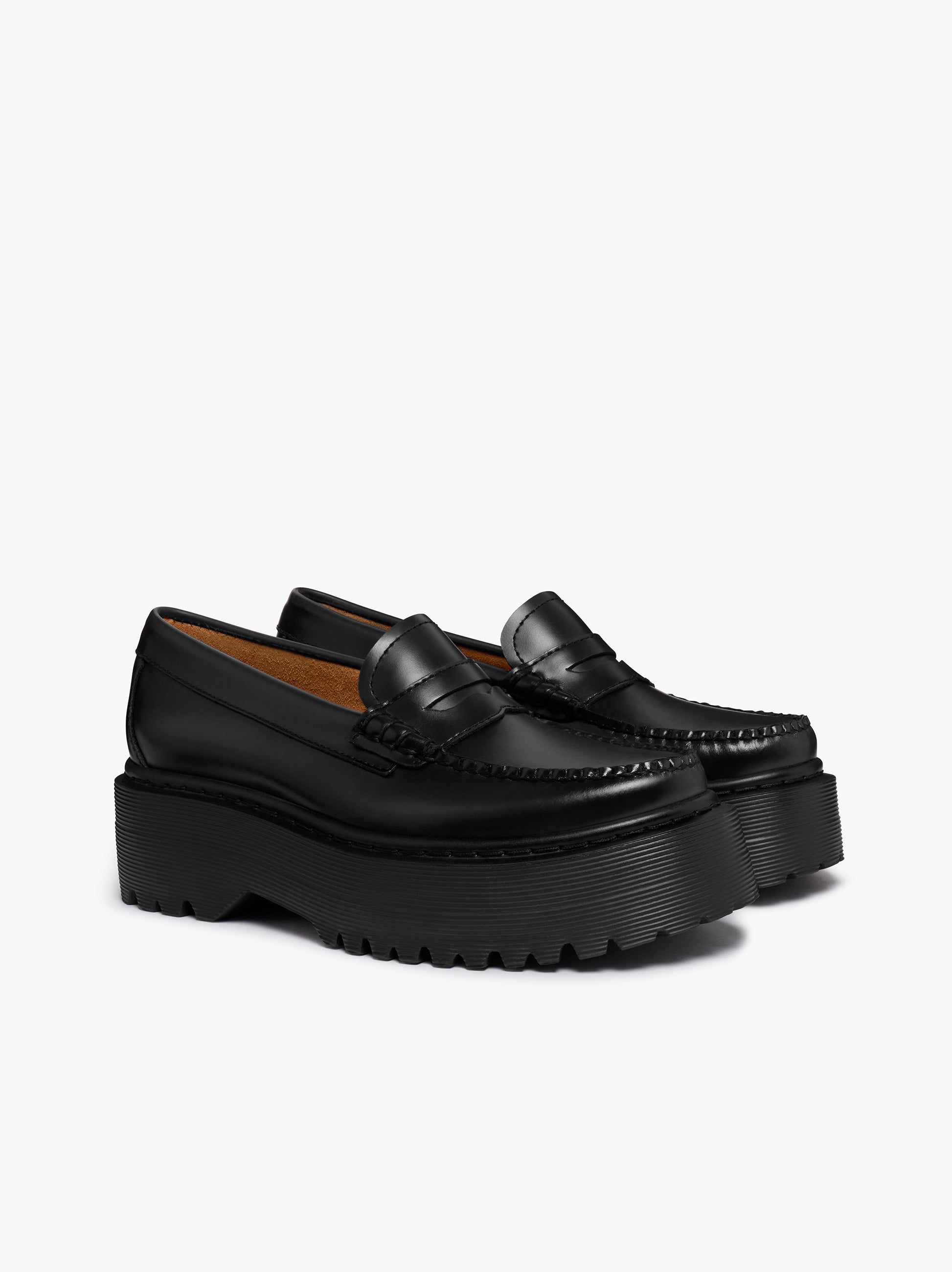 Platform fashion loafers uk