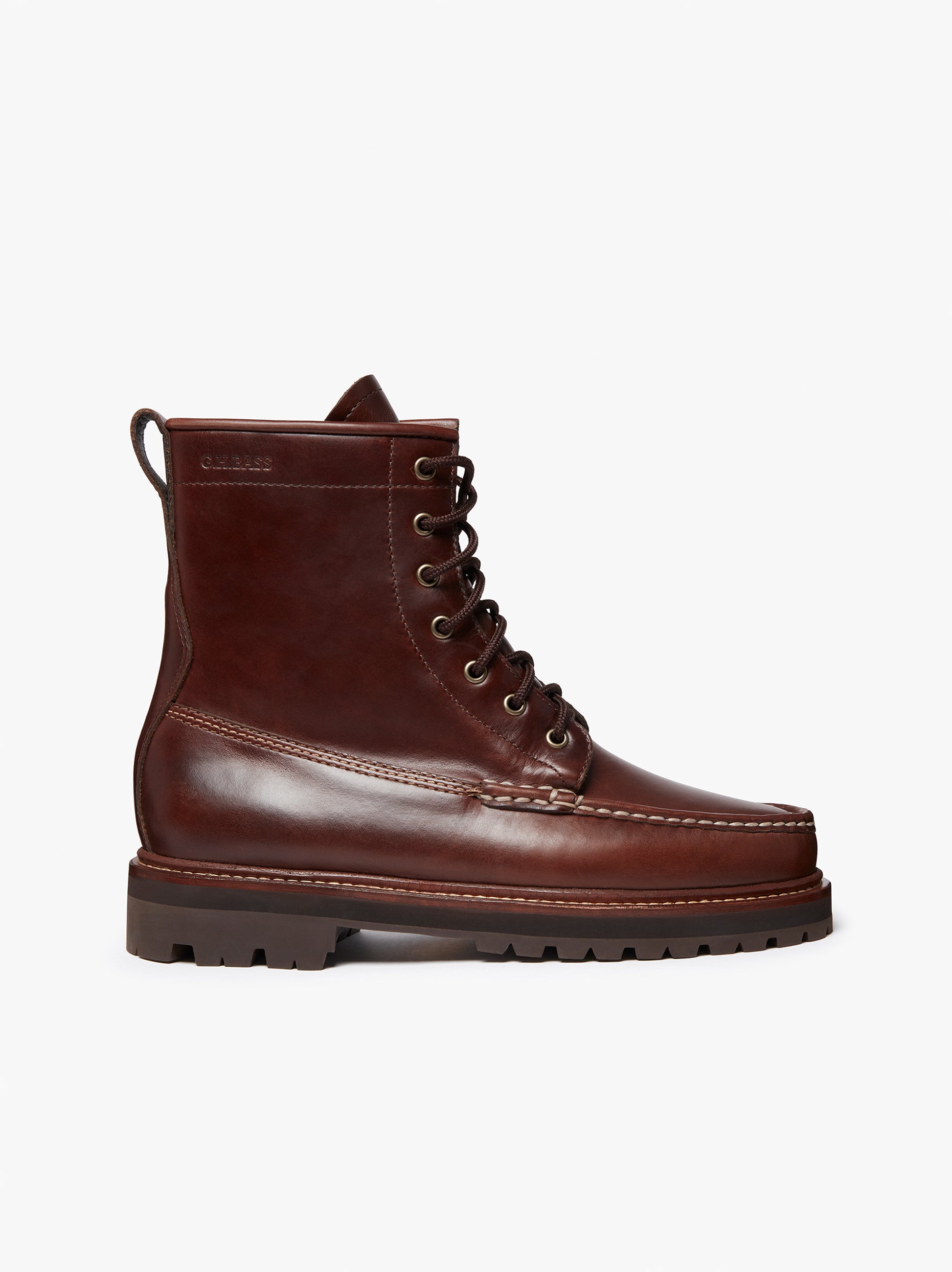 Brown leather hotsell pull on boots