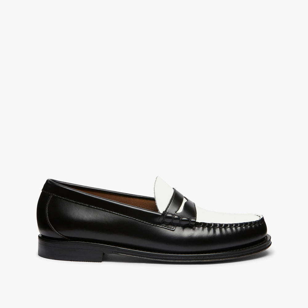 Black And White Mens Penny Loafers | Black And White Loafers – G.H.BASS ...