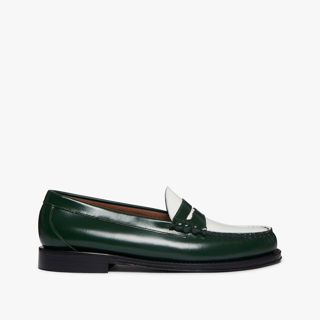 Green And White Loafers | Green And White Penny Loafers – G.H.BASS 1876