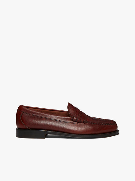 Dark Brown Leather Loafers Mens - G.H.BASS