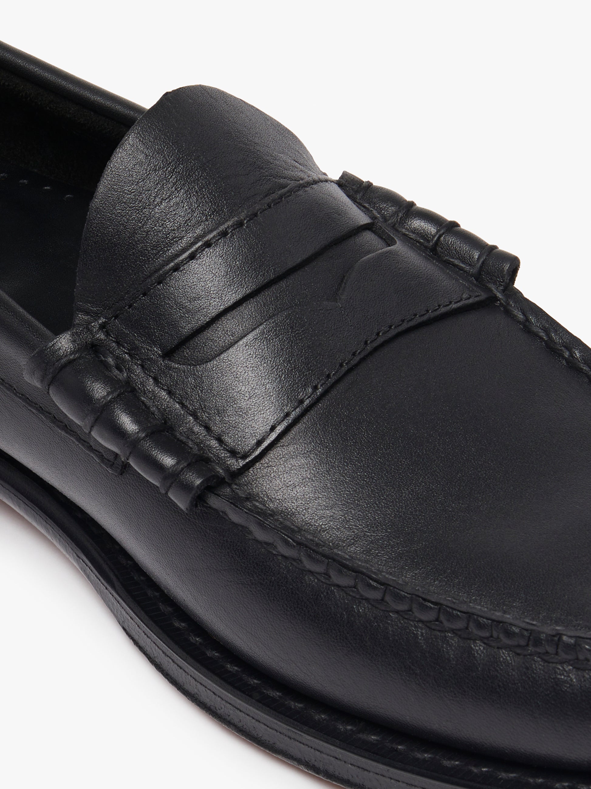 Soft leather hot sale penny loafers