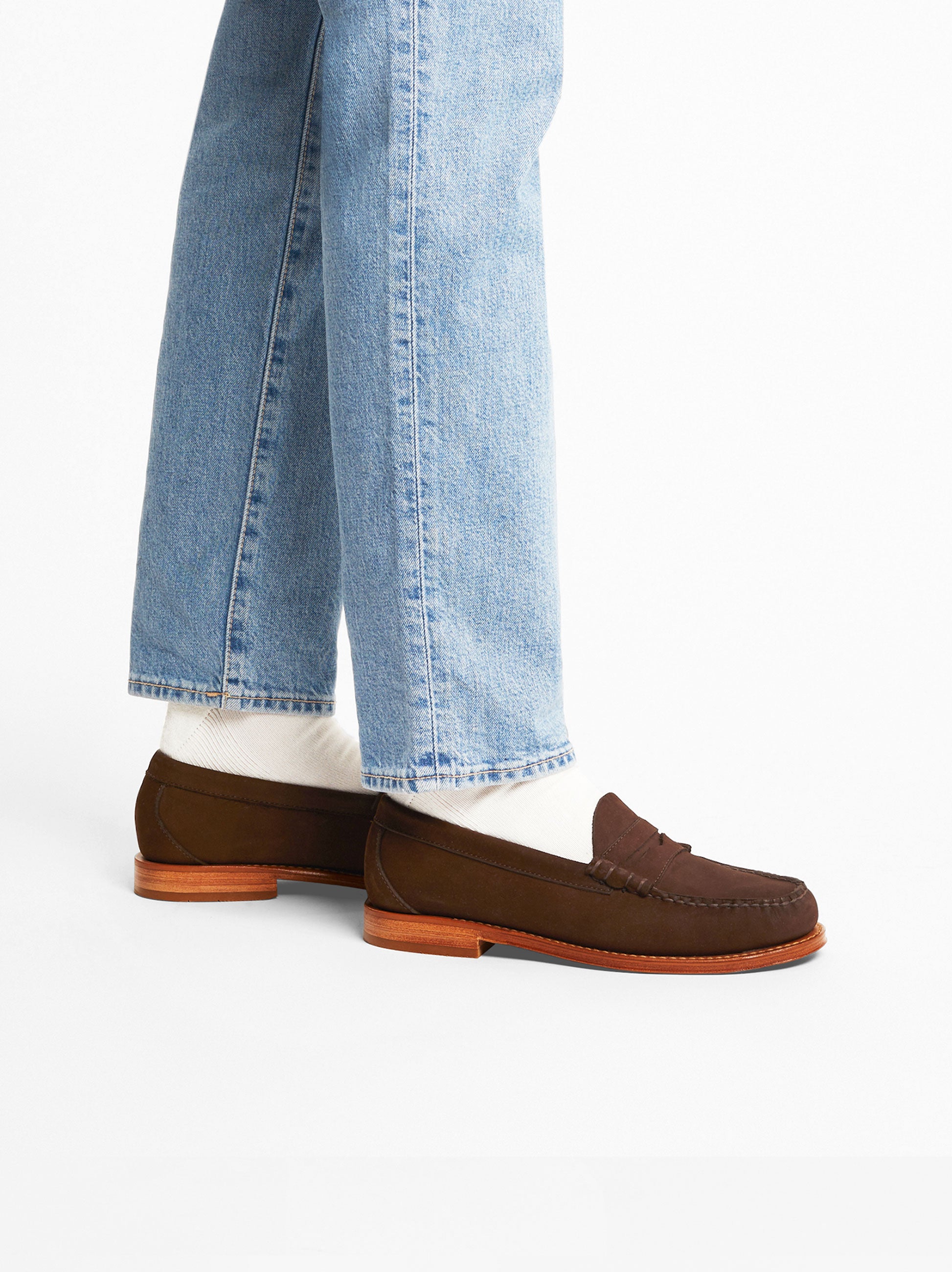 Gh bass suede loafers on sale