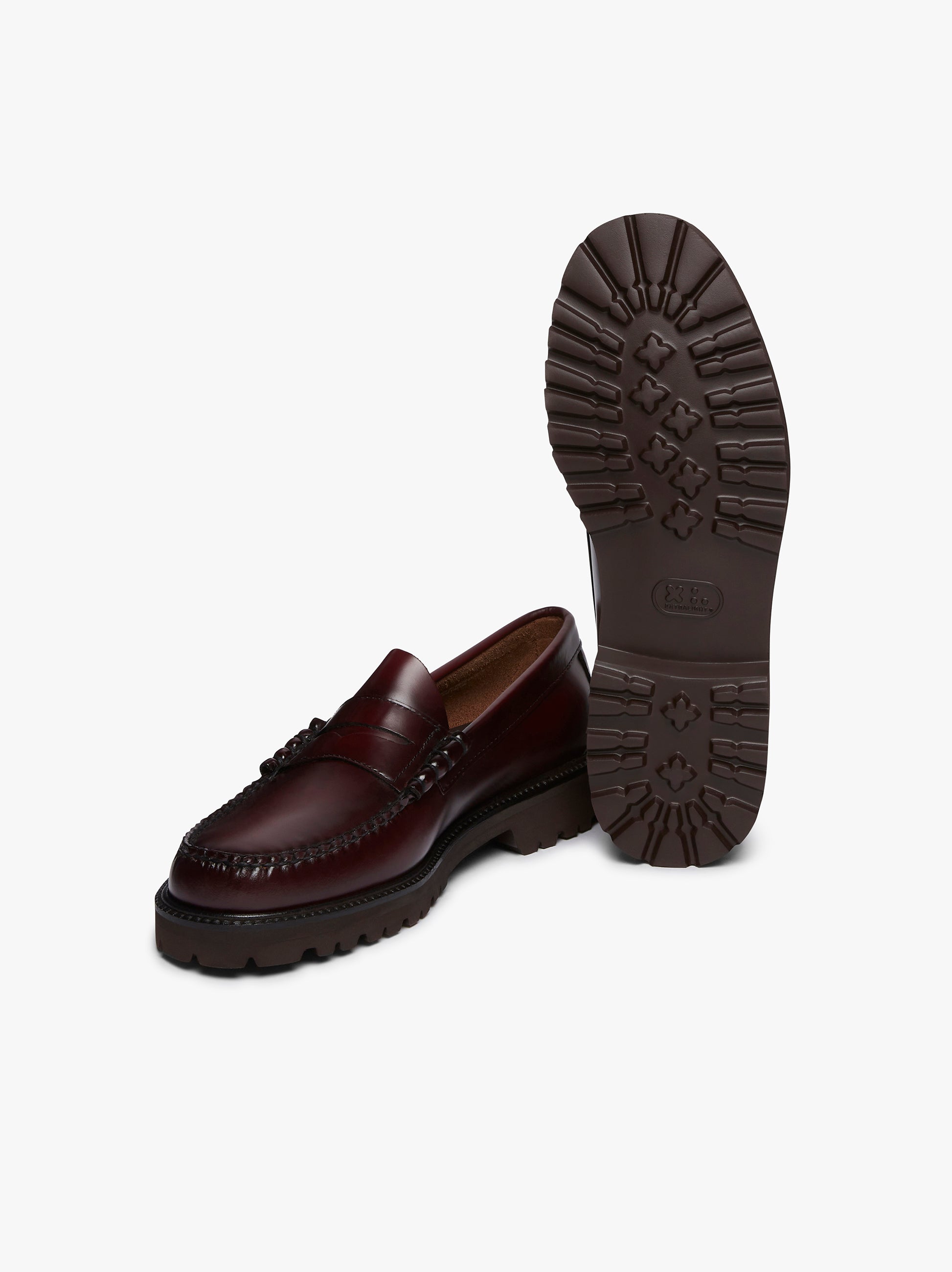 Wine Loafers Mens | Bass Weejuns Larson 90S Loafer – G.H.BASS