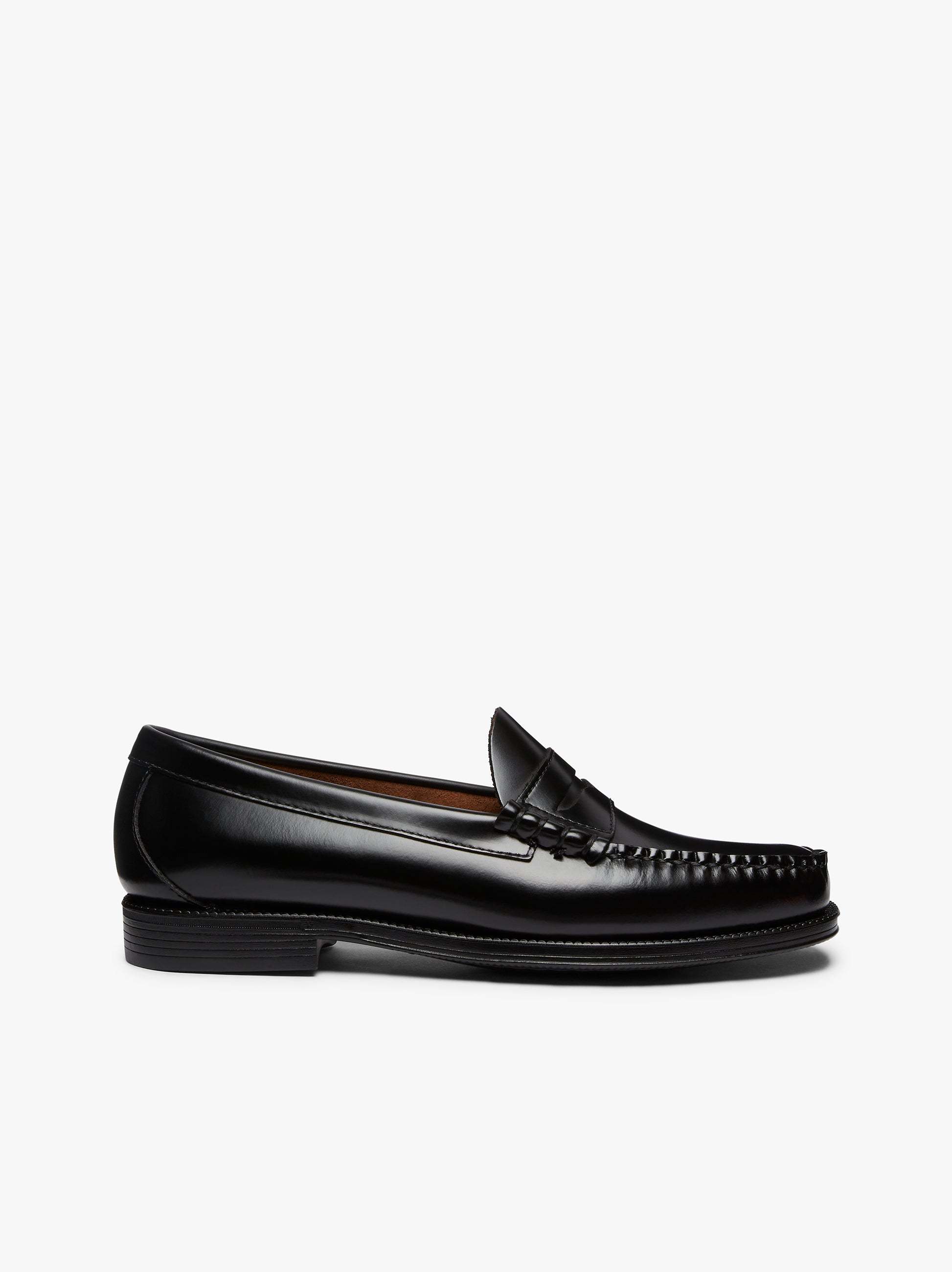 Easy Weejuns Larson Penny Black Leather | Mens Black Loafers G.H. 
