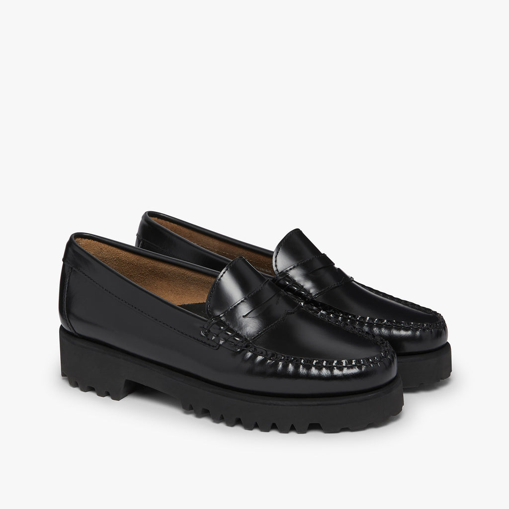 Black Penny Loafers | Womens Leather Loafers – G.H.BASS