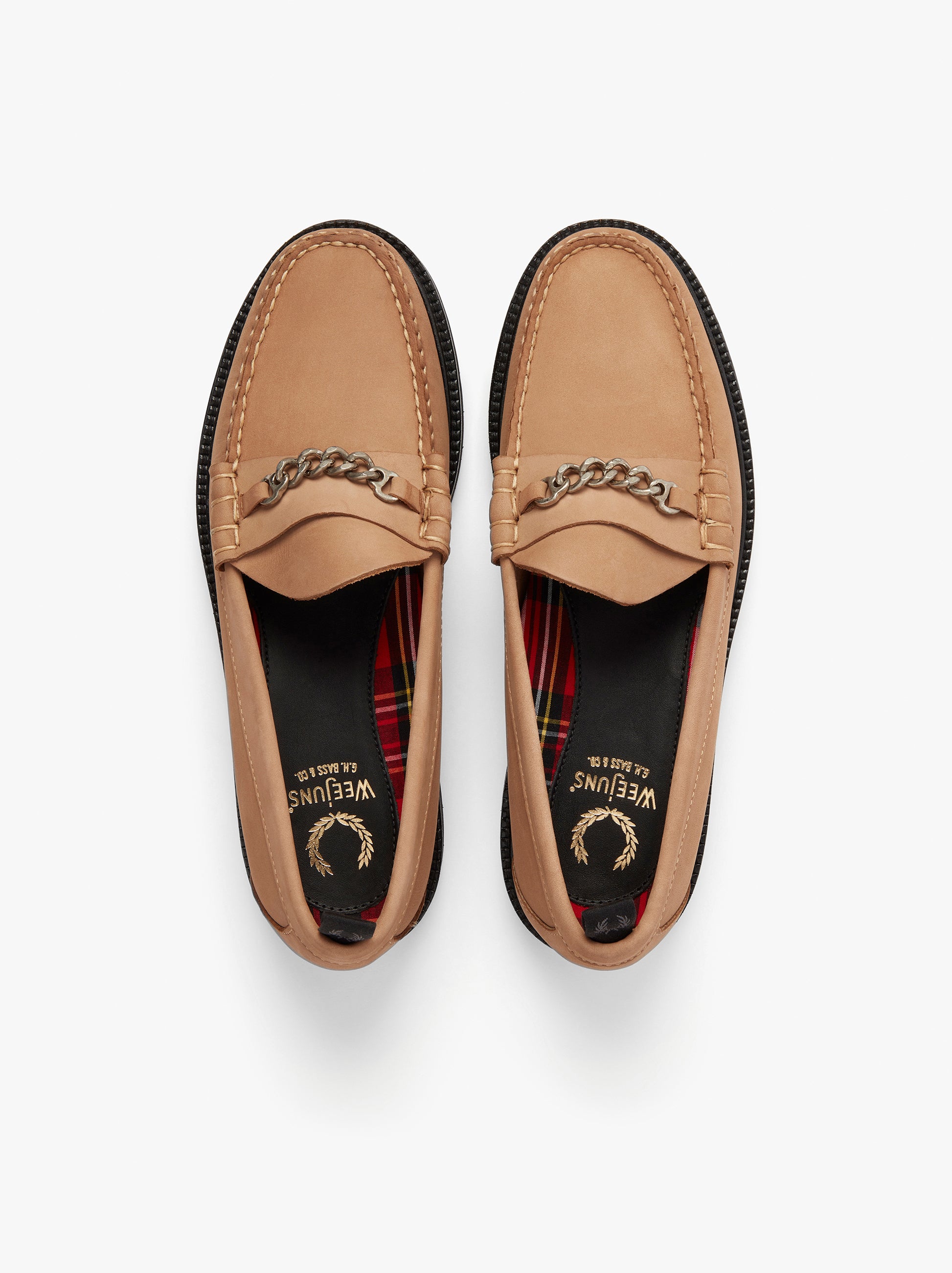 G.H.Bass X Fred Perry Lincoln Chain Loafers – G.H.BASS 1876