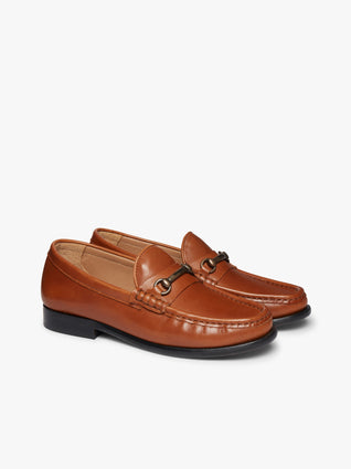 Ladies tan leather on sale loafers